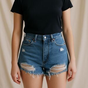Levi's 501 Women's Blue Jean Shorts Size 29
